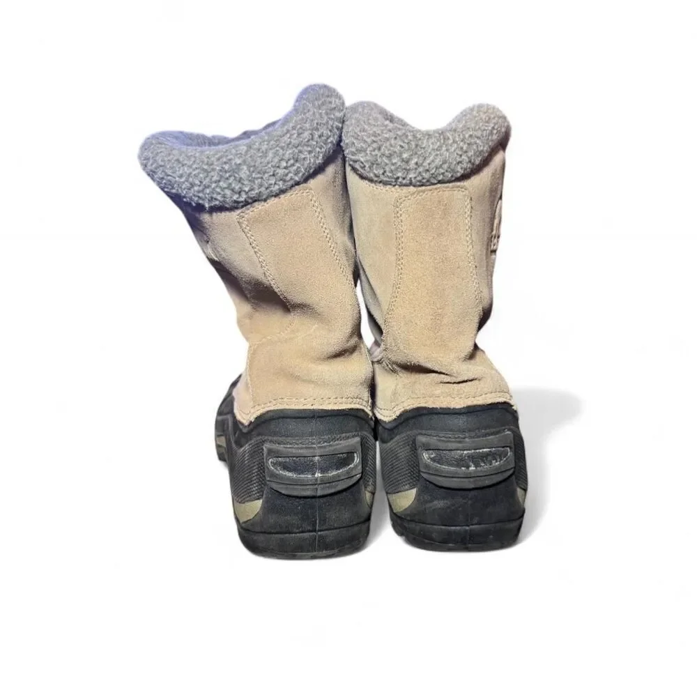 Sorel Ellesmere II Snow Boots Women’s 10 Waterproof Winter Duck Boots Beige